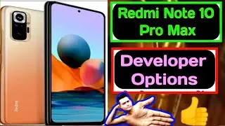 Redmi note 10 pro max developer options