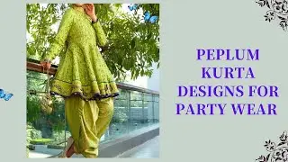 peplum kurti designs || peplum kurti with dhoti salwar #peplumkurti #peplumfrock #peplumdress #suit