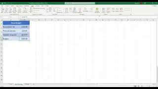 What if analysis - Excel