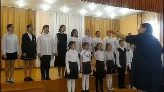 Я посеяла ленку. Хор музыкальной школы г. Хадыженска.