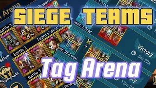 Testing Tag Siege Teams in Tag Team Arena | Raid Shadow Legends
