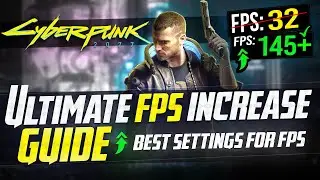 🔧CYBERPUNK 2077: Dramatically increase FPS / Performance with any setup! (Best Settings)  🖱️🎮✔️