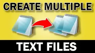 Use This Hack to Create Multiple Text Documents At Once