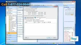 How to setup autoreply in Microsoft® Outlook 2007 in Windows® 7