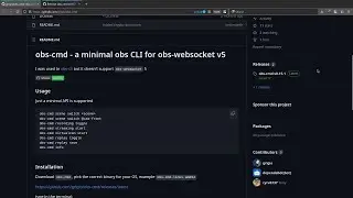 obs-cmd - a minimal obs CLI for obs-websocket v5