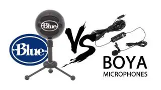 Blue Ice Mic vs Boya Lavalier BY-M1 vs Laptop Mic