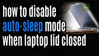 disable default sleep mode action while laptop lid closed in windows 10/8/7 || Tecwala