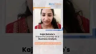 Kajals Data Science Career Success Story | #bussinessanalyst #datascience