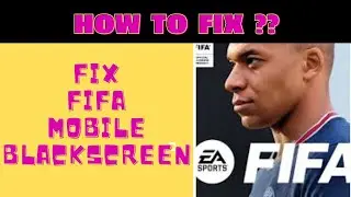 #fifa #fing24 HOW TO FIX BLACKSCREEN PROBLEM IN FIFA MOBILE ⚽ | FING 24 😌🆒