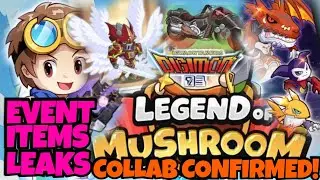 Digimon X Legend of Mushroom RUSH SEA Collab - Forced translate
