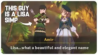 Lisa Day 6 Location and Extra Dialogues you Might have MISSED! | Genshin Impact