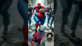 Fat Superheroes Stealing Money 💥 Avengers vs DC - All Marvel Characters 