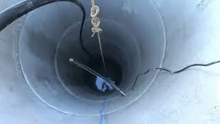 выкопали колодец 5 колец с притоком 20 кубов в час заводим воду в дом