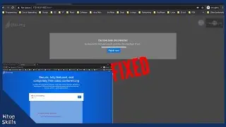 Jitsi meet / You have been disconnected / NAME NOT RESOLVED