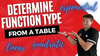 Determine Function Type from a Table