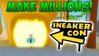 Full Guide To Make MILLIONS At Sneaker Con In Sneaker Resell Simulator (Roblox)