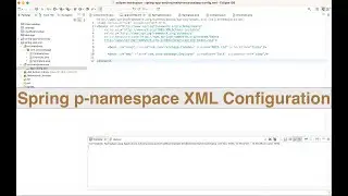 Spring p-namespace XML Configuration