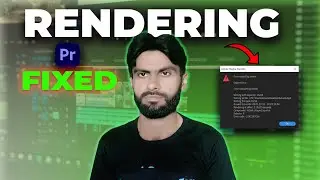 Rendering Error in Premiere Pro | How to fix 
