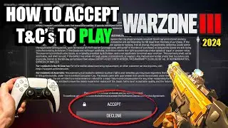 HOW TO ACCEPT TERMS & CONDITIONS ON WARZONE 3.0 | Call of Duty Warzone 3