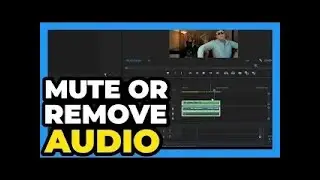 Premiere Pro CC ： How to Mute ⧸ Remove Audio