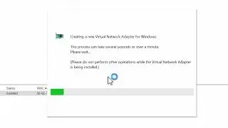 Installation of the Virtual Network Adapter device driver failed FIX