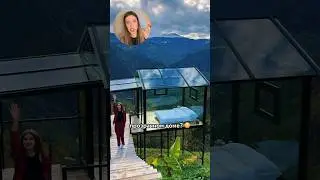 😨 ОСТАЛАСЬ В ПРОЗРАЧНОМ ДОМЕ