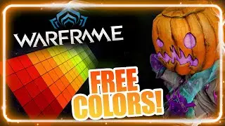 Free Color Pallet for Warframe and Bonus Halloween Head Skin!