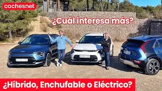 ¿Qué coche me compro: Híbrido, Enchufable o Eléctrico? | Comparativa / Prueba / Review Kia Niro