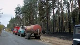 Лесной пожар в Старобельске остановлен, поджог или случай?