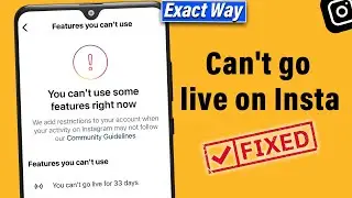 How to Fix Can't Go Live on Instagram 2024 (Android & iOS)