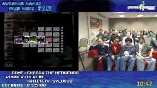 Shadow The Hedgehog Neutral Story Speed Run - Live At AGDQ 2013!