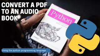 Convert A PDF To An Audio Book Using Python