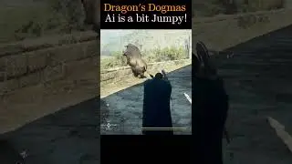 Ox Ox & Away! #gaming #dragonsdogma2 #dragonsdogma2gameplay #funny #ai #npc #comedy #games