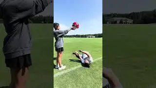 Floating helmet pictures BTS 📸 | Atlanta Falcons 