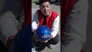 At what height does a bowling ball break?