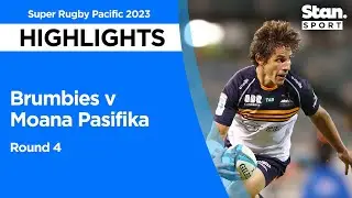Brumbies v Moana Pasifika Highlights | Round 4 | Super Rugby Pacific 2023