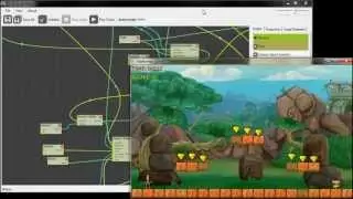 Visual Scripting Framework XNA Platformer demo