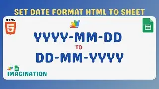 📰Sending HTML Form Data to Google Sheets (DD-MM-YYYY Format) | Google Apps Script Tutorial