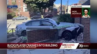 Bucks guard Andre Jackson Jr. crashes car into Milwaukee apartment building porch