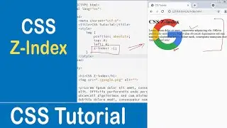 #25 CSS Z-Index Property | CSS Tutorial