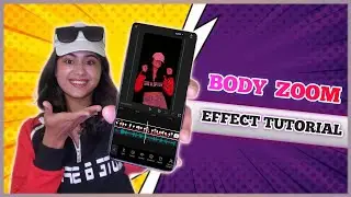 Body Zoom Effect Tutorial Using Capcut❗ Tiktok Trending Zoom Effect  ✓ 