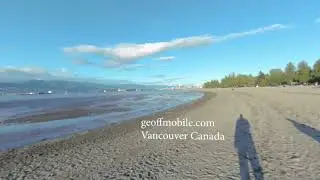 Golden Hour at Beautiful Locarno Beach in Vancouver BC Canada - VR 180 3D Vuze XR