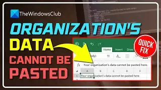 Your organization’s data cannot be pasted here