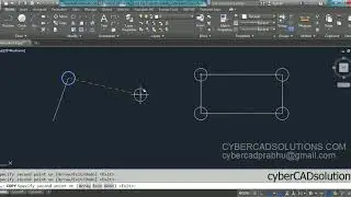 How to Move And How to Copy Objects in AutoCAD