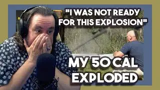 Vet Reacts to My 50 Cal Exploded By Kentucky Ballistics