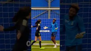 $1,000,000 Football Player Tries Goalkeeping Against Me.. 🙈😅