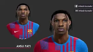 🔴 Ansu Fati Face By Orlando Facemaker | PES 2013