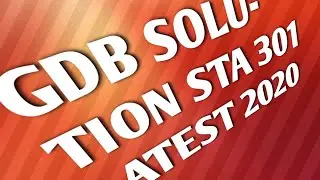 GDB solution  STA301 | latest gdb  solution Sta301 | STA301 gdb solution 2020 | VU assignment
