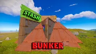 RUST - NEW META STASH BUNKER  Solo DUO BUNKER Base Design - Compact Rust Base Design