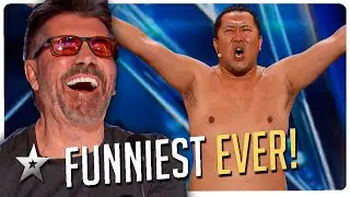 Funniest EVER Comedy from Japan on Americas and Britains Got Talent!